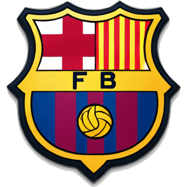 Fc barcelona crest emoji