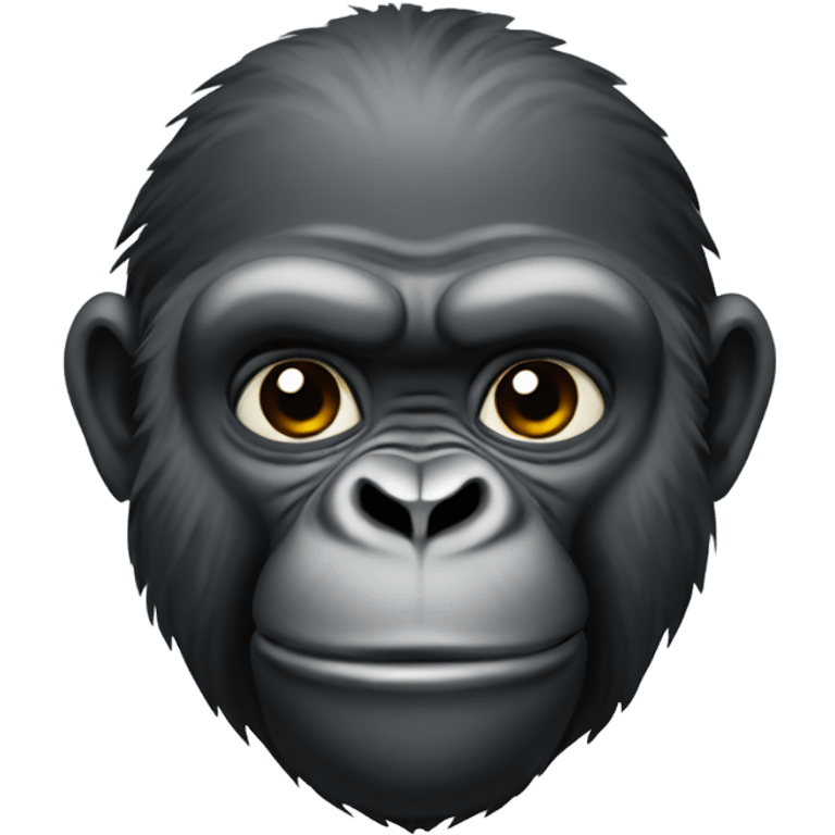 Pretty gorilla emoji