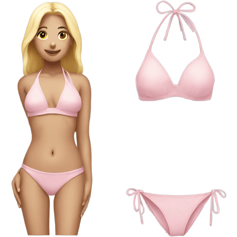 light pink bikini  emoji