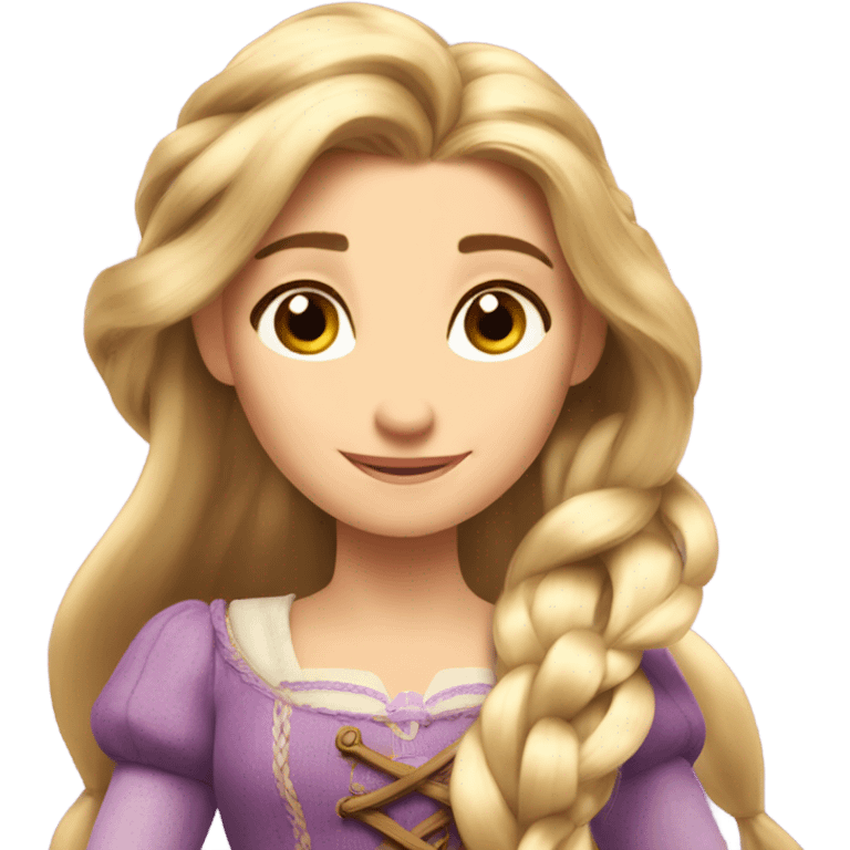 Rapunzel from tangled  emoji