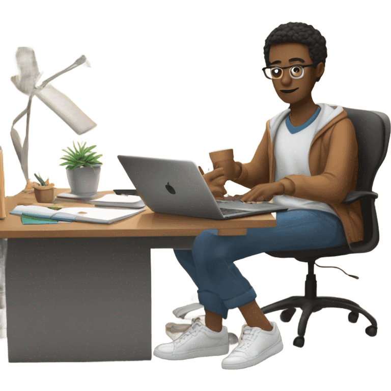 Working at Home office emoji