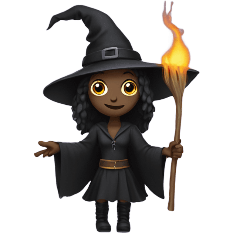 Witch DJ emoji