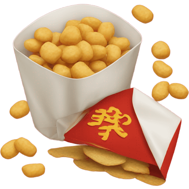 snack with angpao emoji