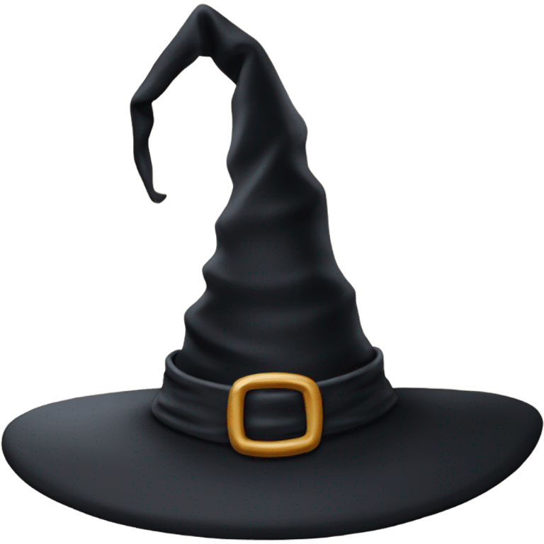 black witch hat emoji