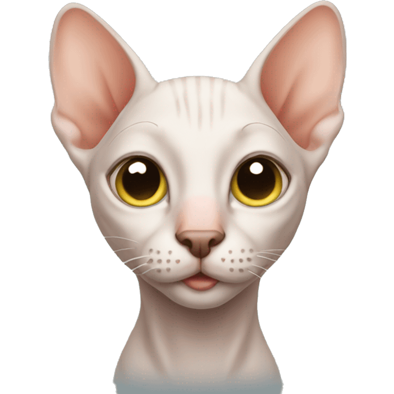 Hairless cat emoji