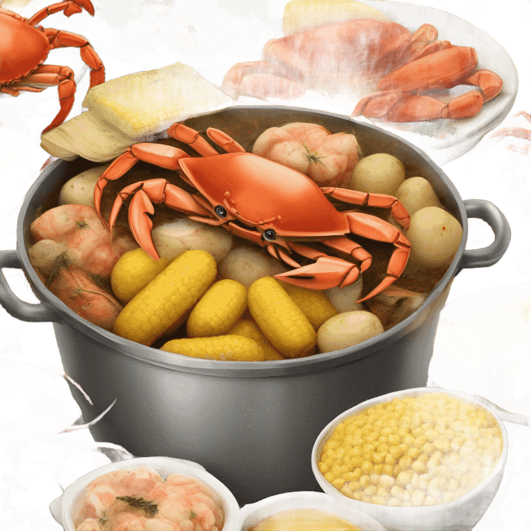 Crab boil emoji