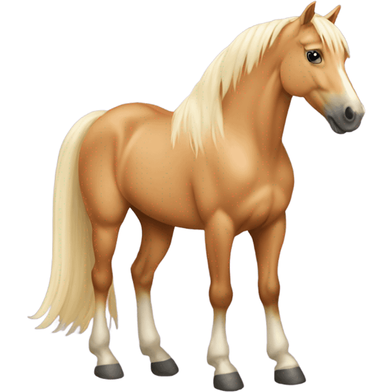 Palomino horse emoji