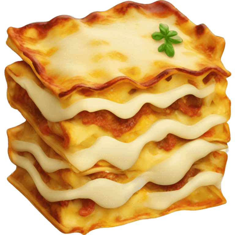 Lasagne smiling emoji