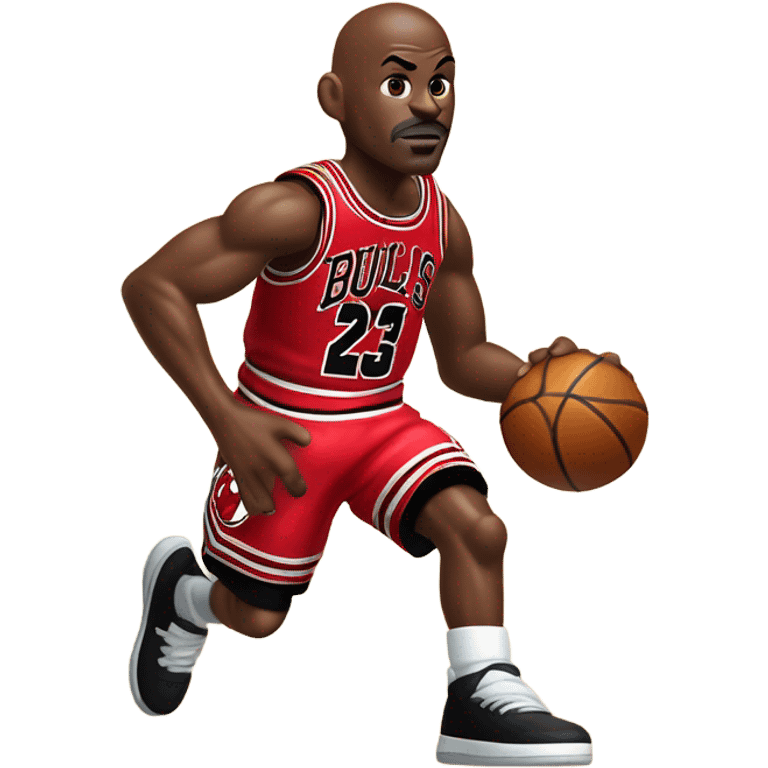 michael jordan playing basketball emoji