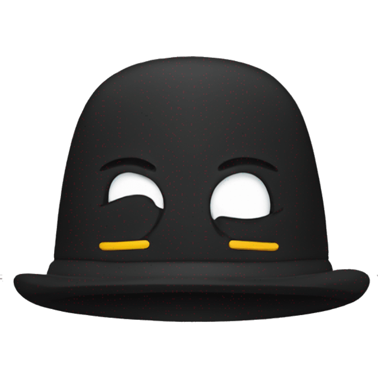 gorro negro emoji