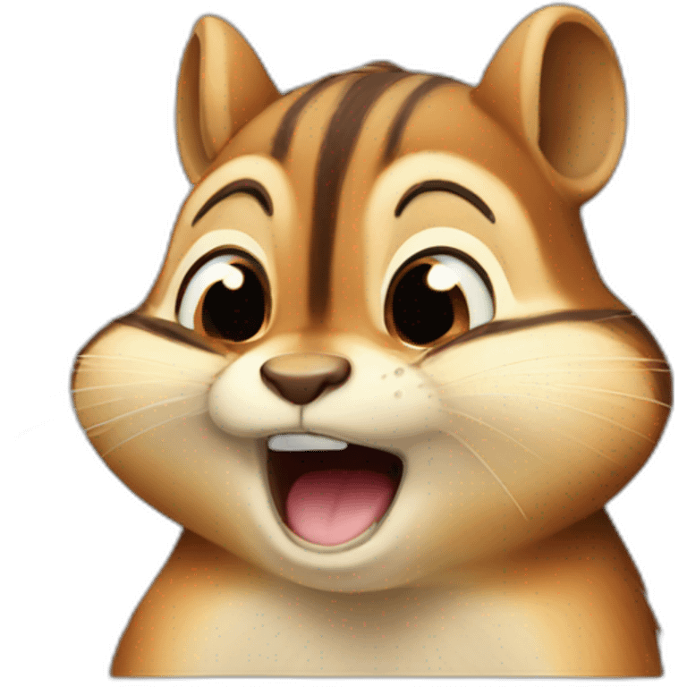 chipmunk crying emoji