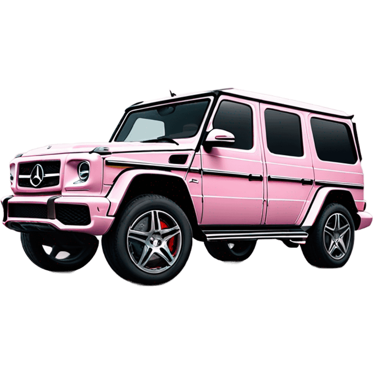 entire Mercedes-Benz G63 AMG elegance light pink emoji