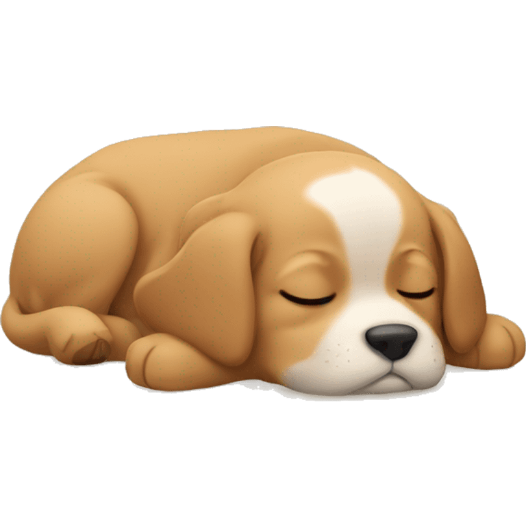 Puppy sleeping  emoji