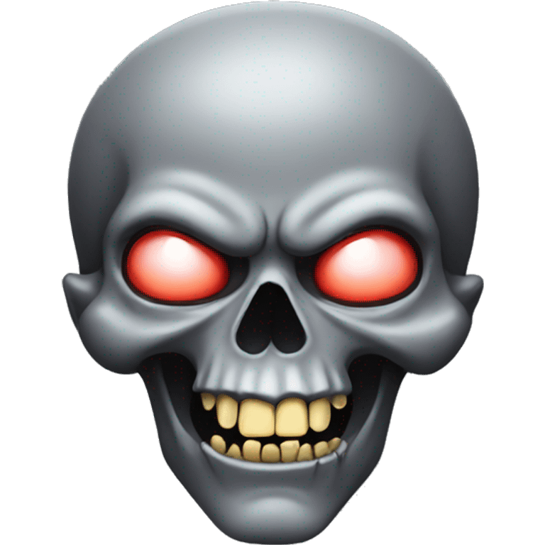 Vampire skull emoji