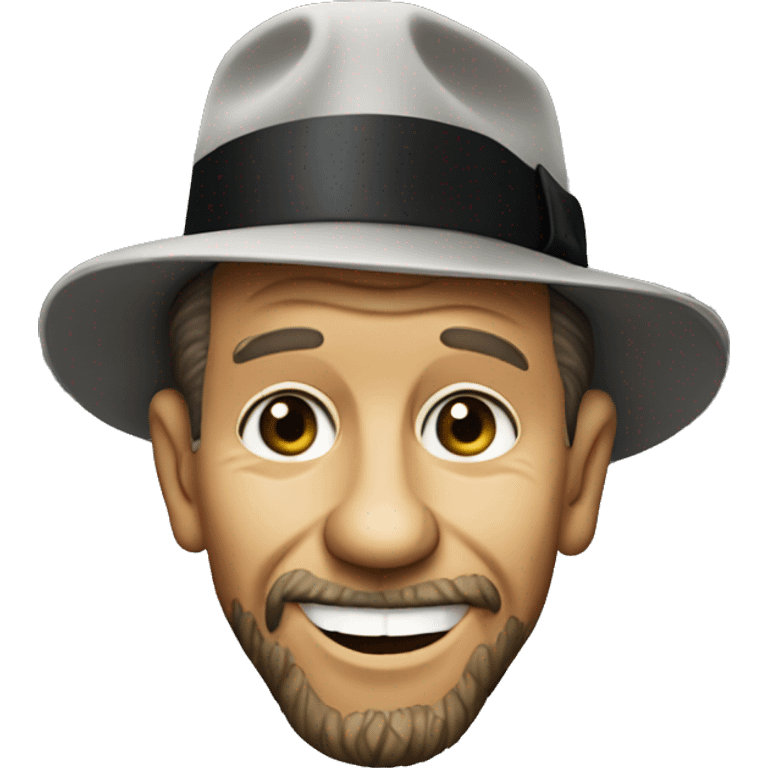 Bearded Frank Sinatra emoji