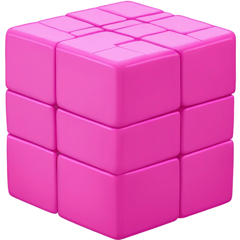  Pink Rubik’s Cube emoji