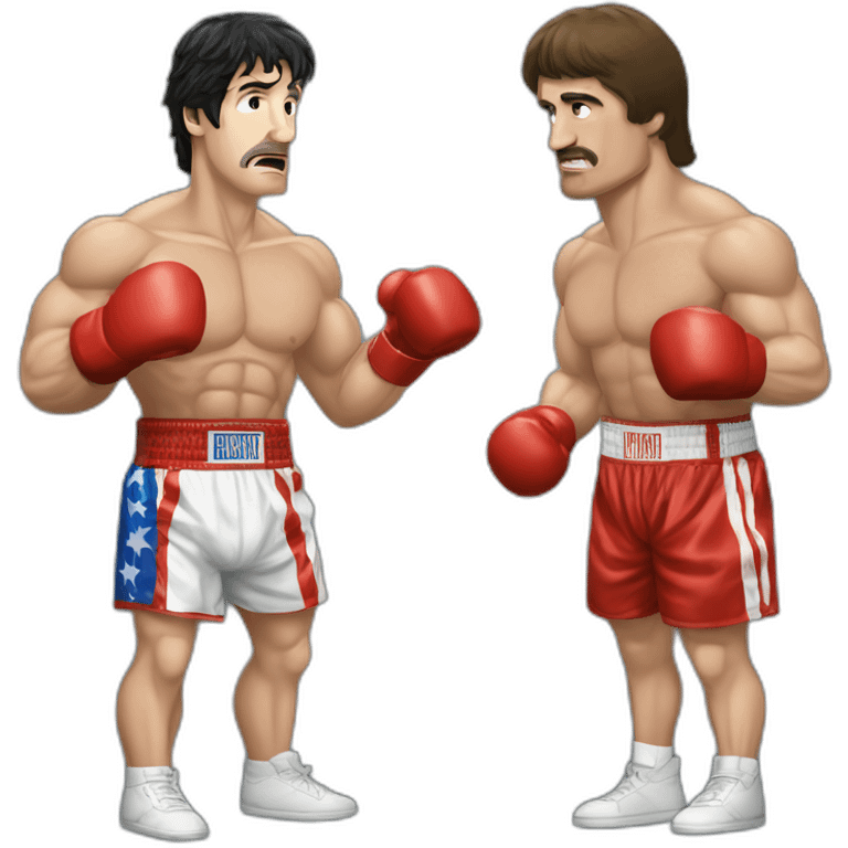 Rocky Balboa vs Iván drago emoji