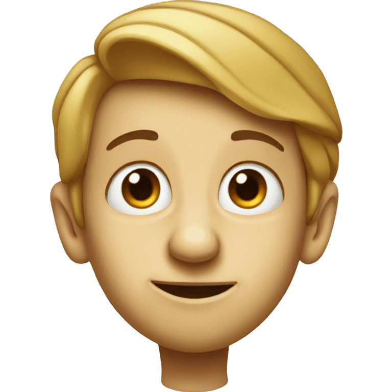 Pinocchio with his long nose  emoji