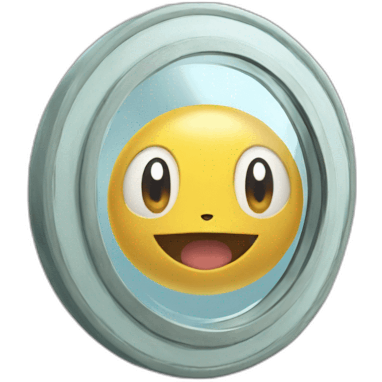 Charmender the pokemon stuck in a mirror emoji