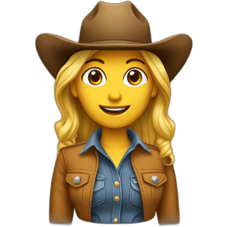 Cowgirl emoji