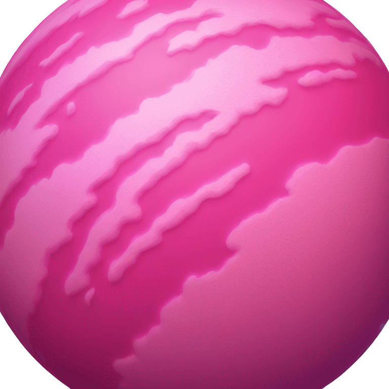 Pink planet emoji