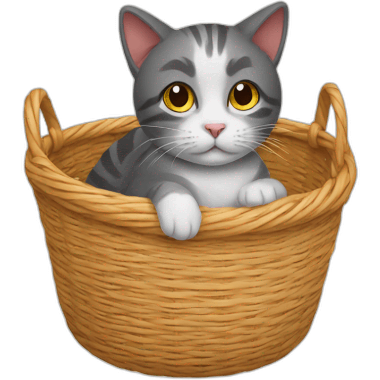 cat in a basket emoji