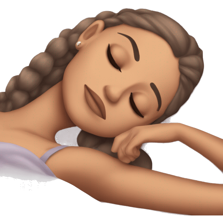 Ariana Grande sleeping emoji