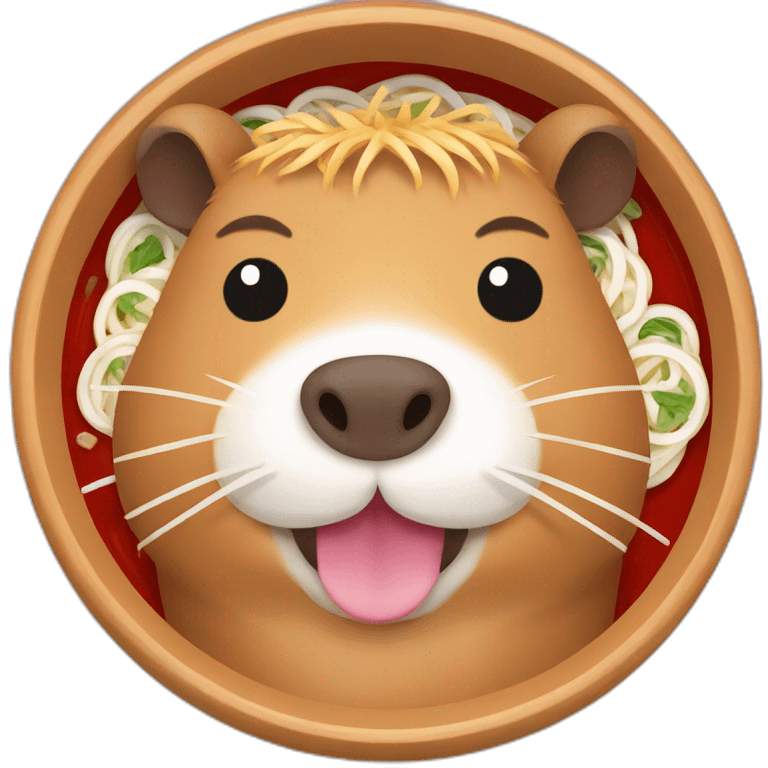 capybara ramen emoji