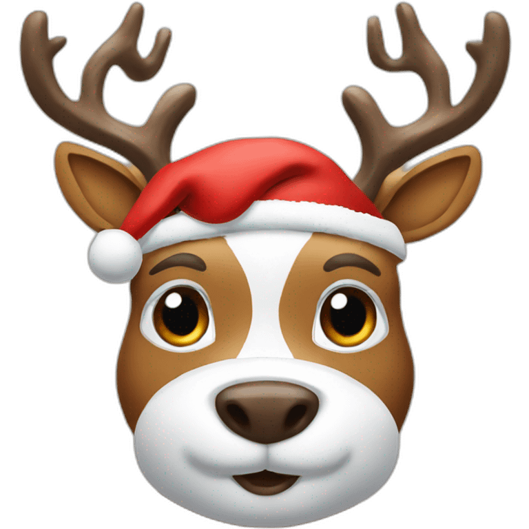 santa claus reindeer emoji