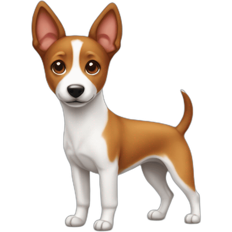 Cute little Basenji emoji