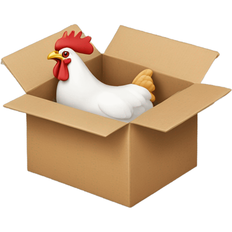 Box chicken emoji