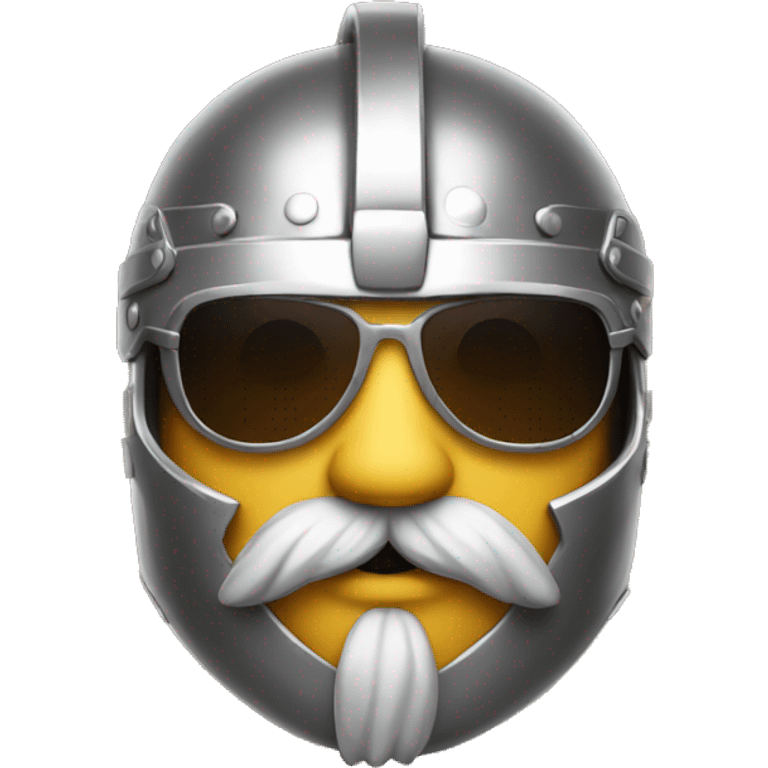 gladiator with moustache and sunglasses emoji