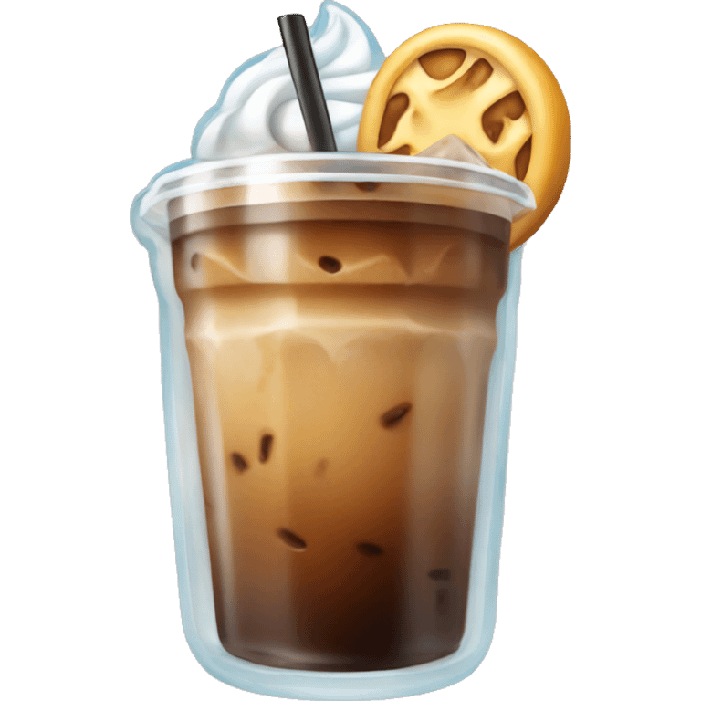 Iced coffee  emoji