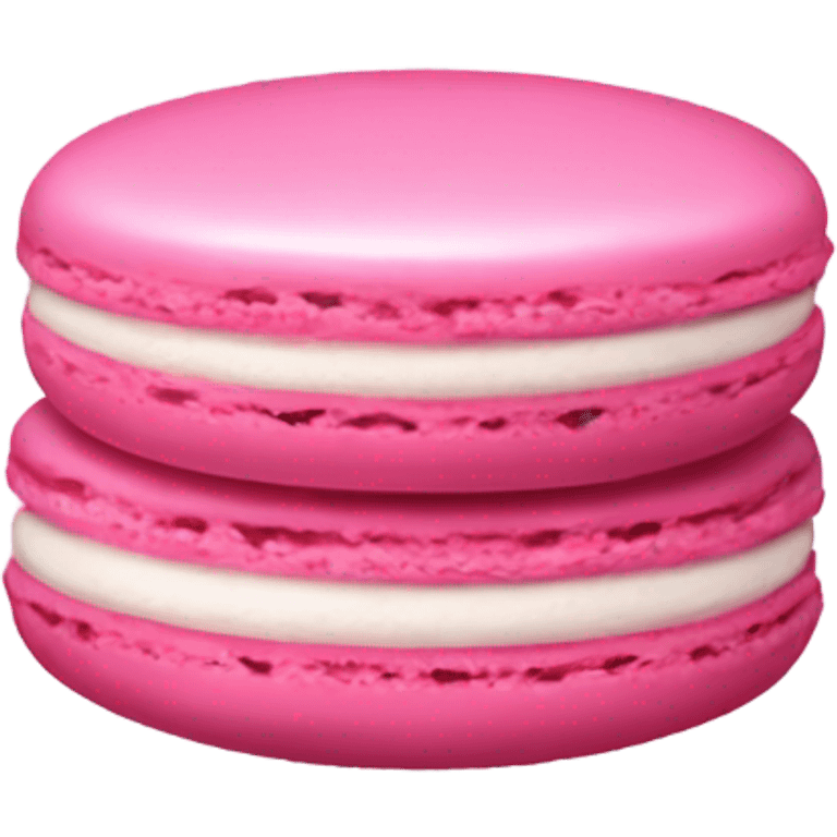 Pink macaron emoji