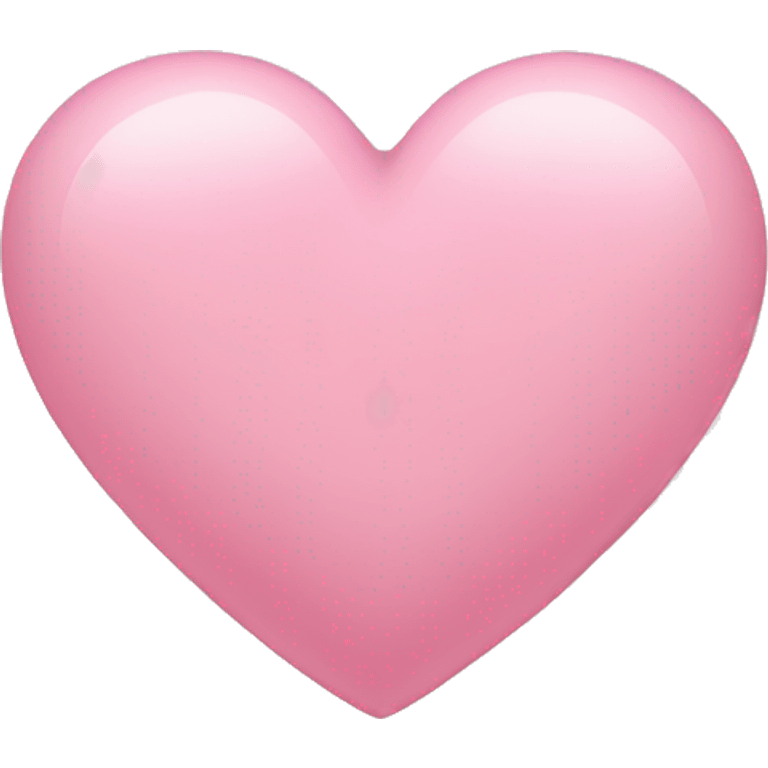 Light pink heart emoji