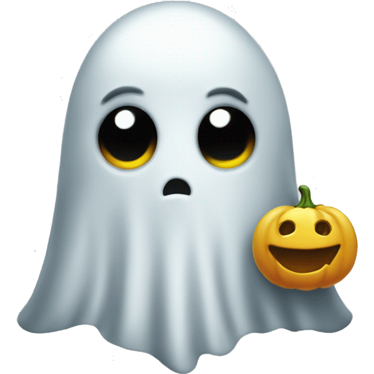 ghost with clas emoji