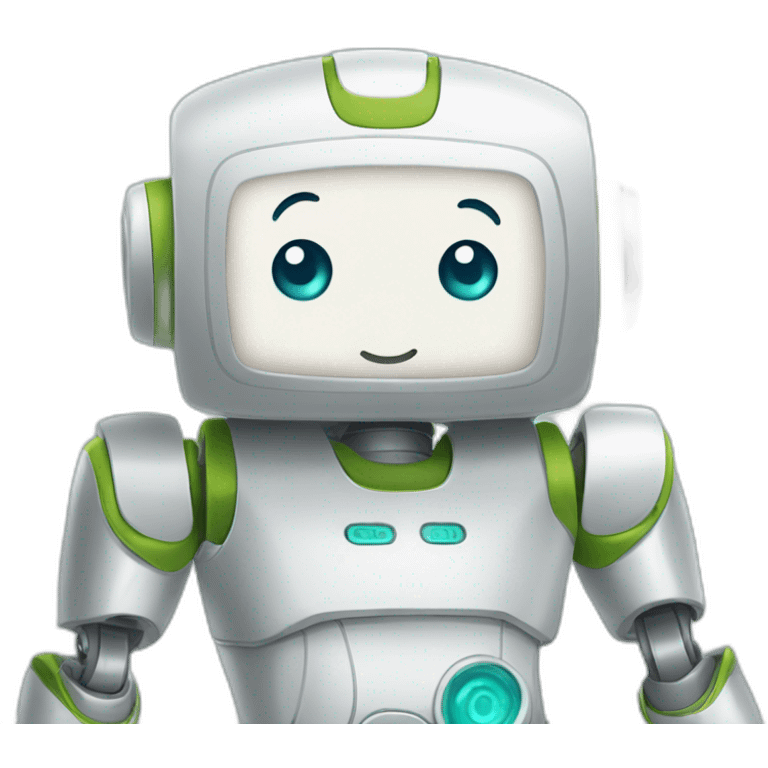 dumb robot in pampers emoji