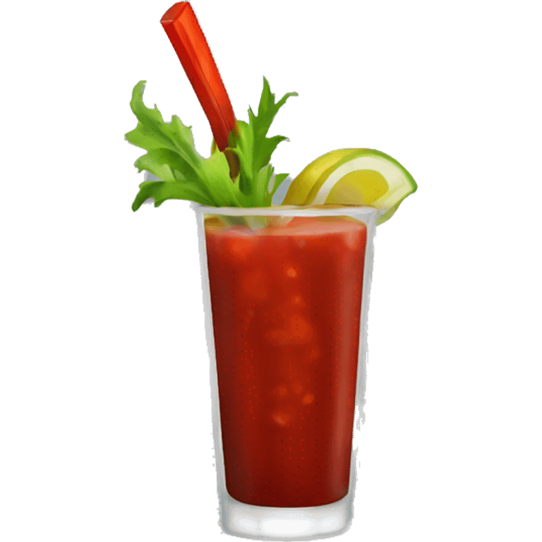 Bloody mary drink emoji