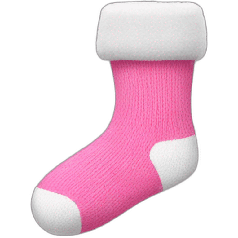 Pink sock emoji