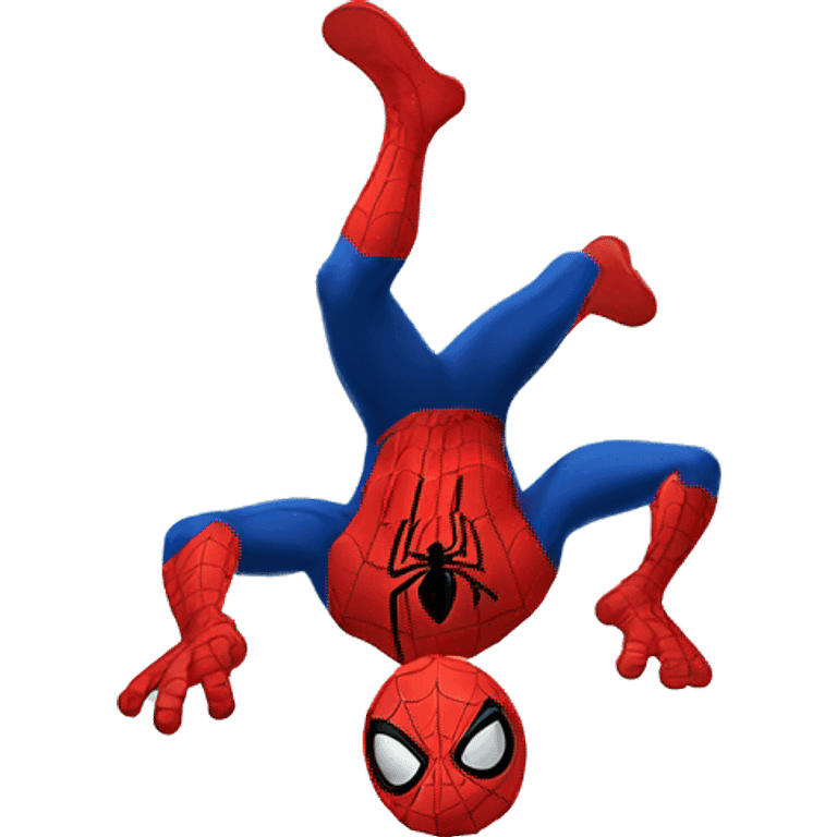 Spider-Man doing a backflip  emoji