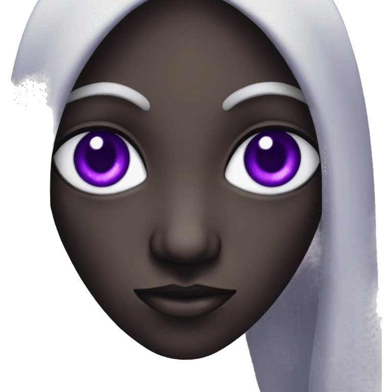 drow with purple eyes emoji