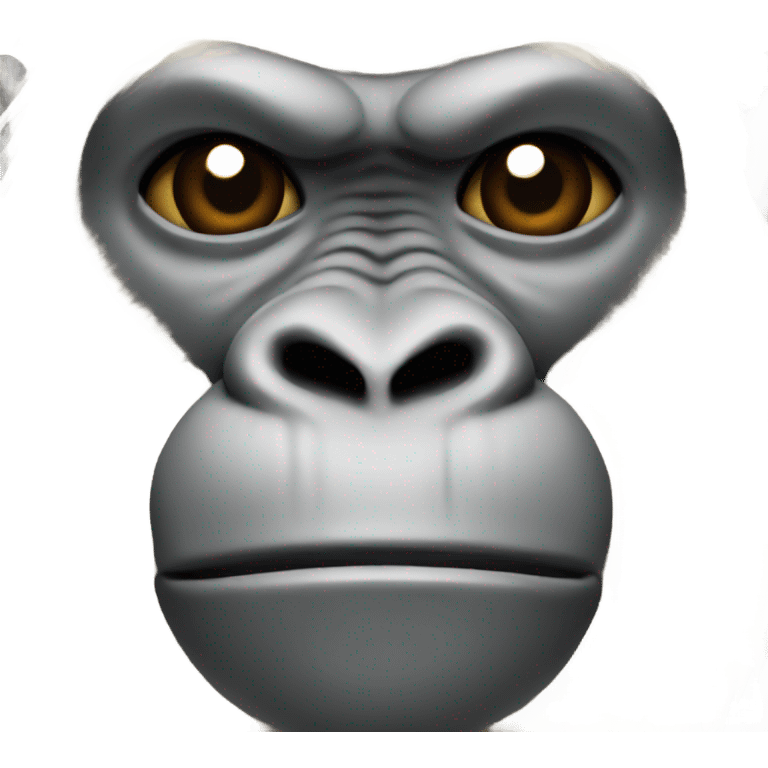 Beige gorilla emoji