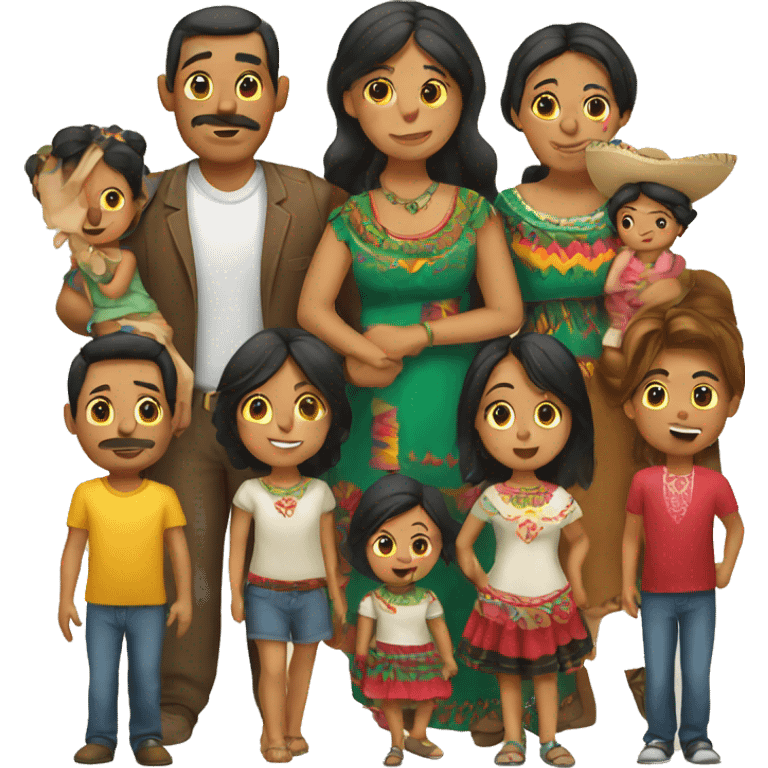 Mexican families  emoji