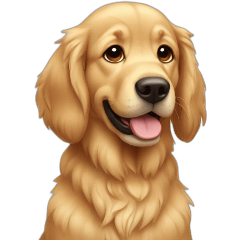 cute retriever gif emoji