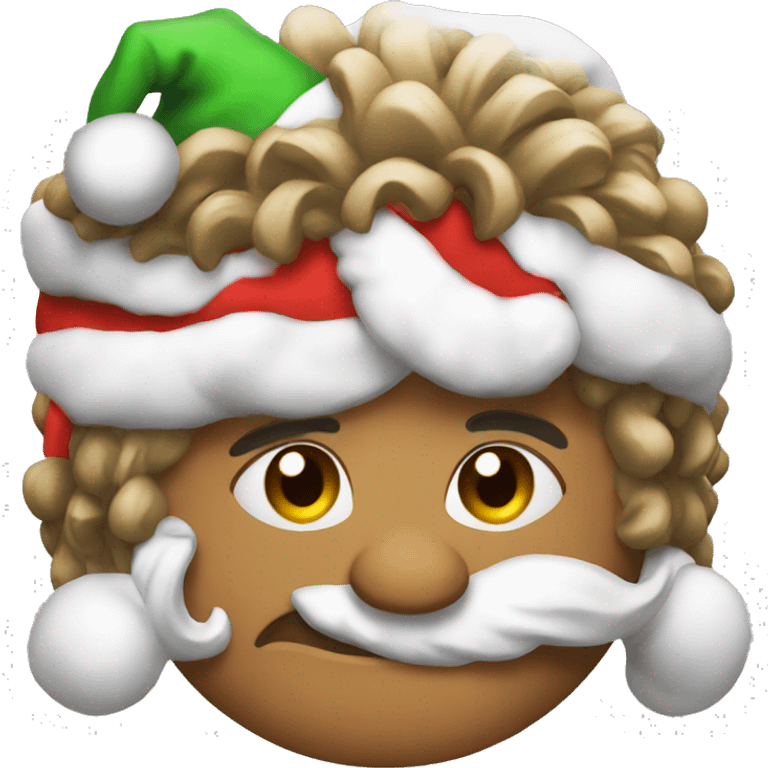 Hot Christmas emoji