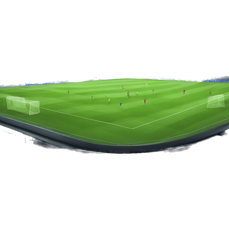 Champions League football game on TV emoji