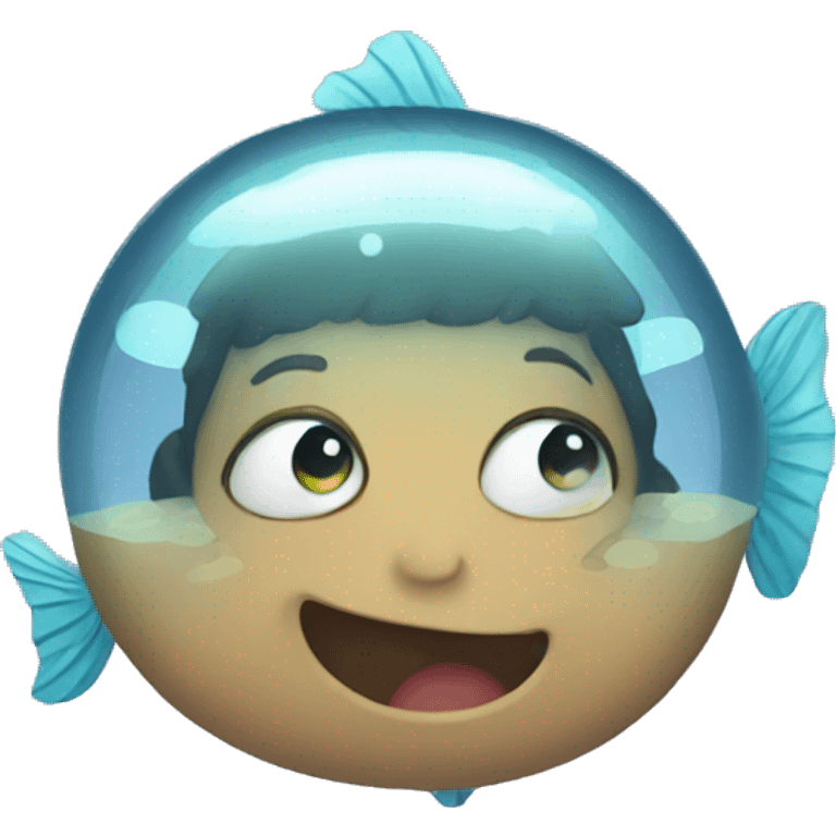 cute underwater emoji