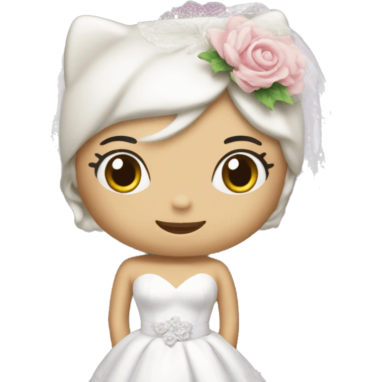 hello kitty bride emoji