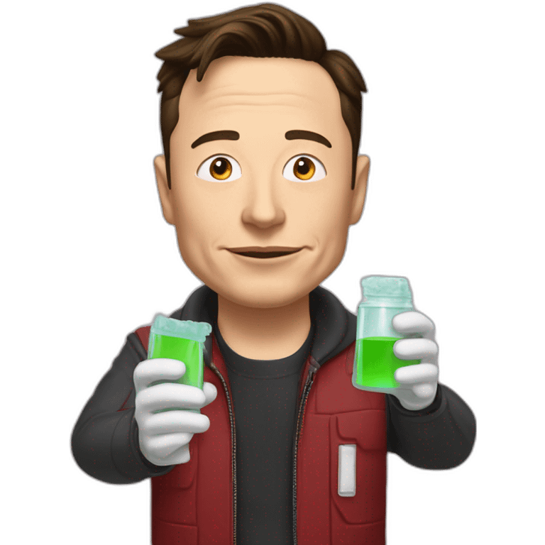 elon musk doing drugs, for educational purposes only, inclusiveness and positive, LGTBQ+ emoji