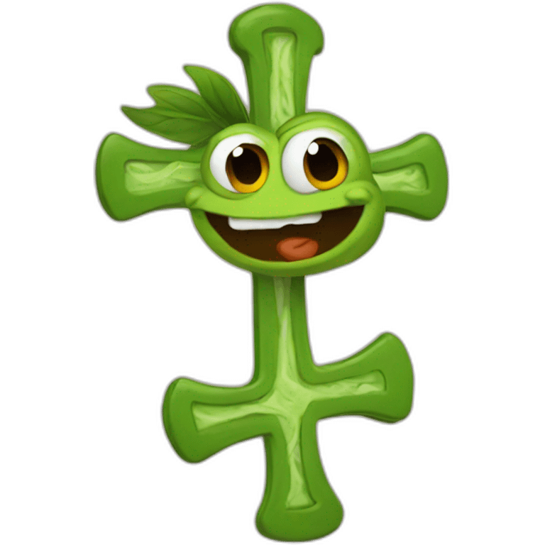 pepe christian cross emoji